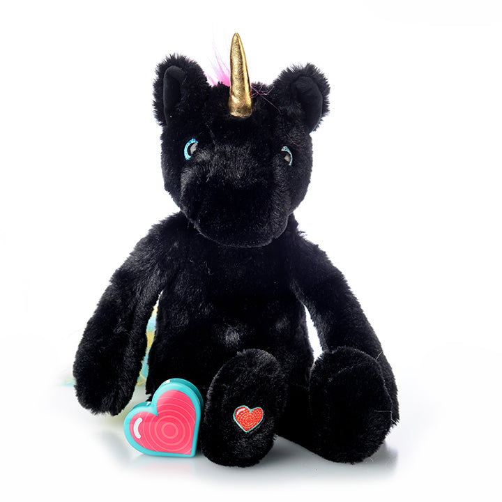 black unicorn teddy